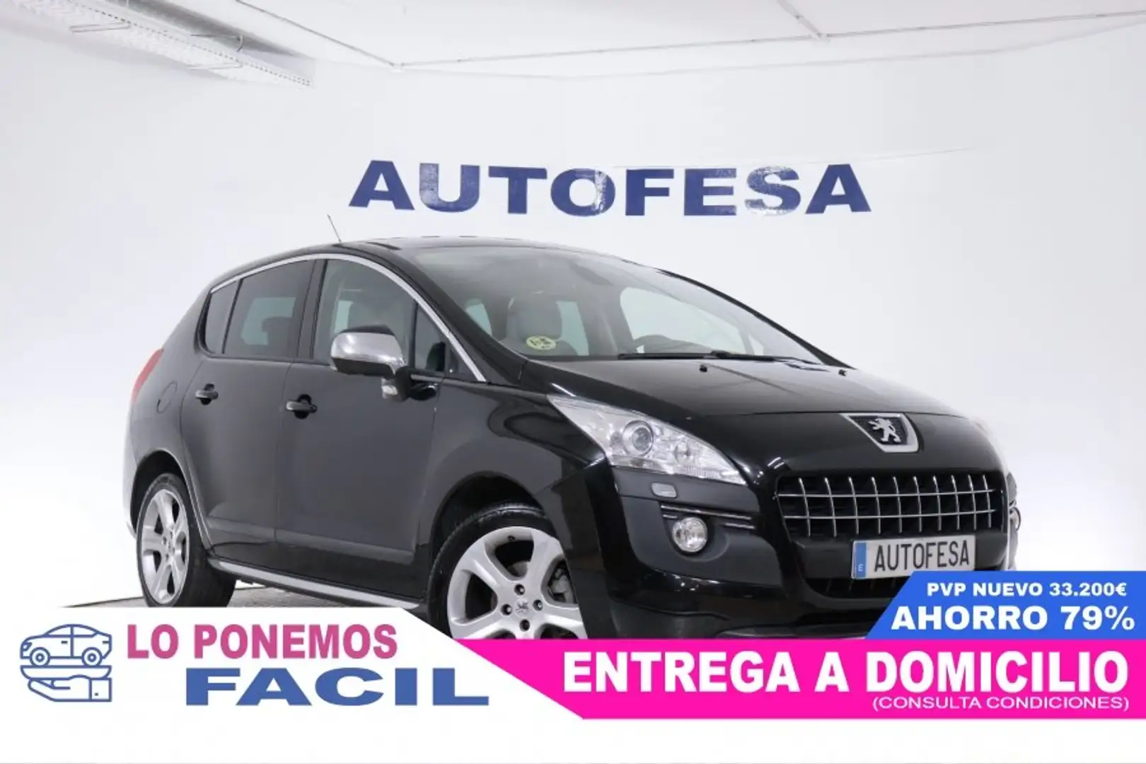 Peugeot 3008 1.6 HDI SPORT PACK 110CV 5P # TECHO PANORAMICO,CUE Noir - 2