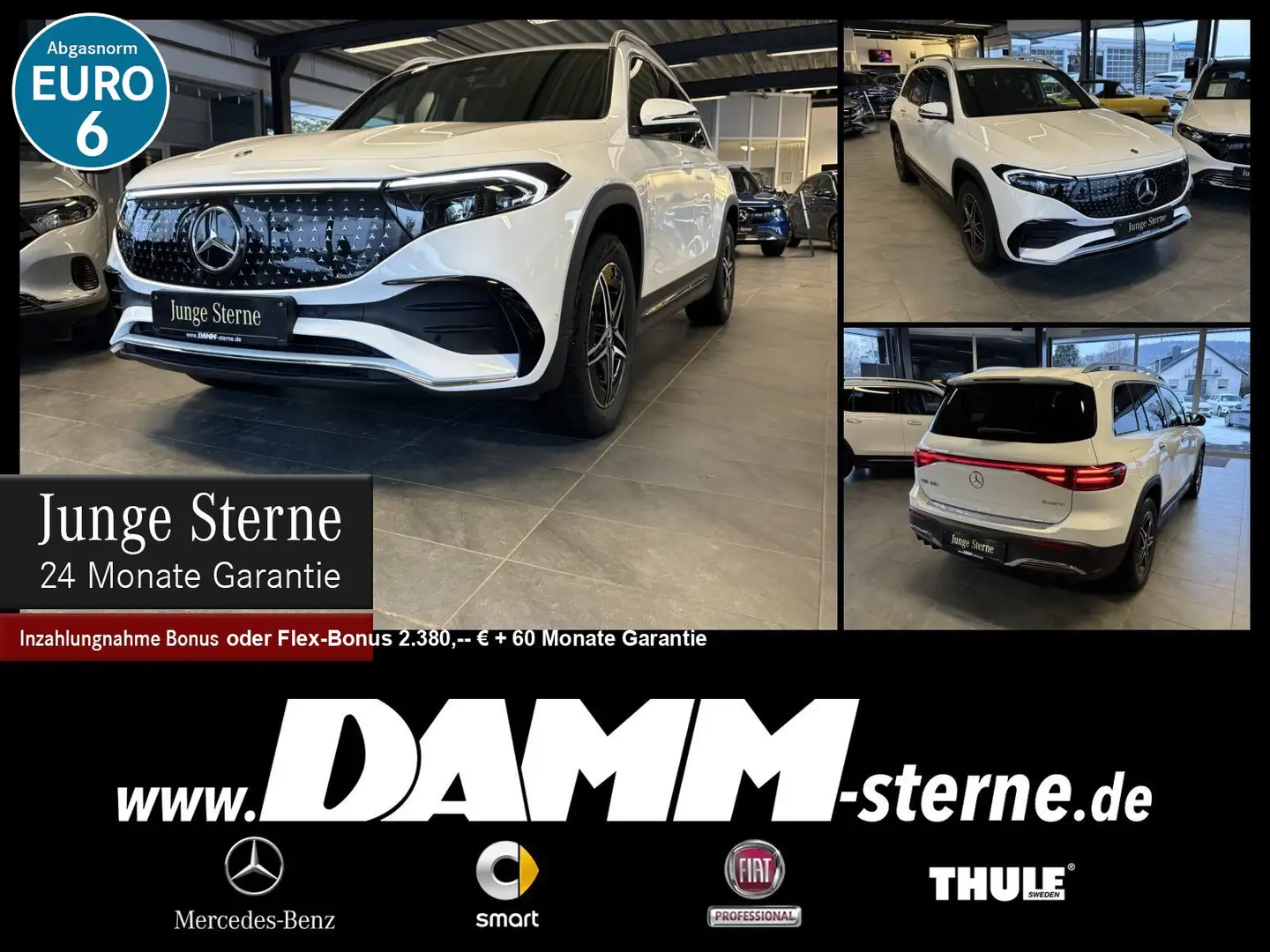 Mercedes-Benz EQB 300 EQB 300 4M AMG/360°/7-Sitze/FAP/Memory/WDG/+Flex Weiß - 1