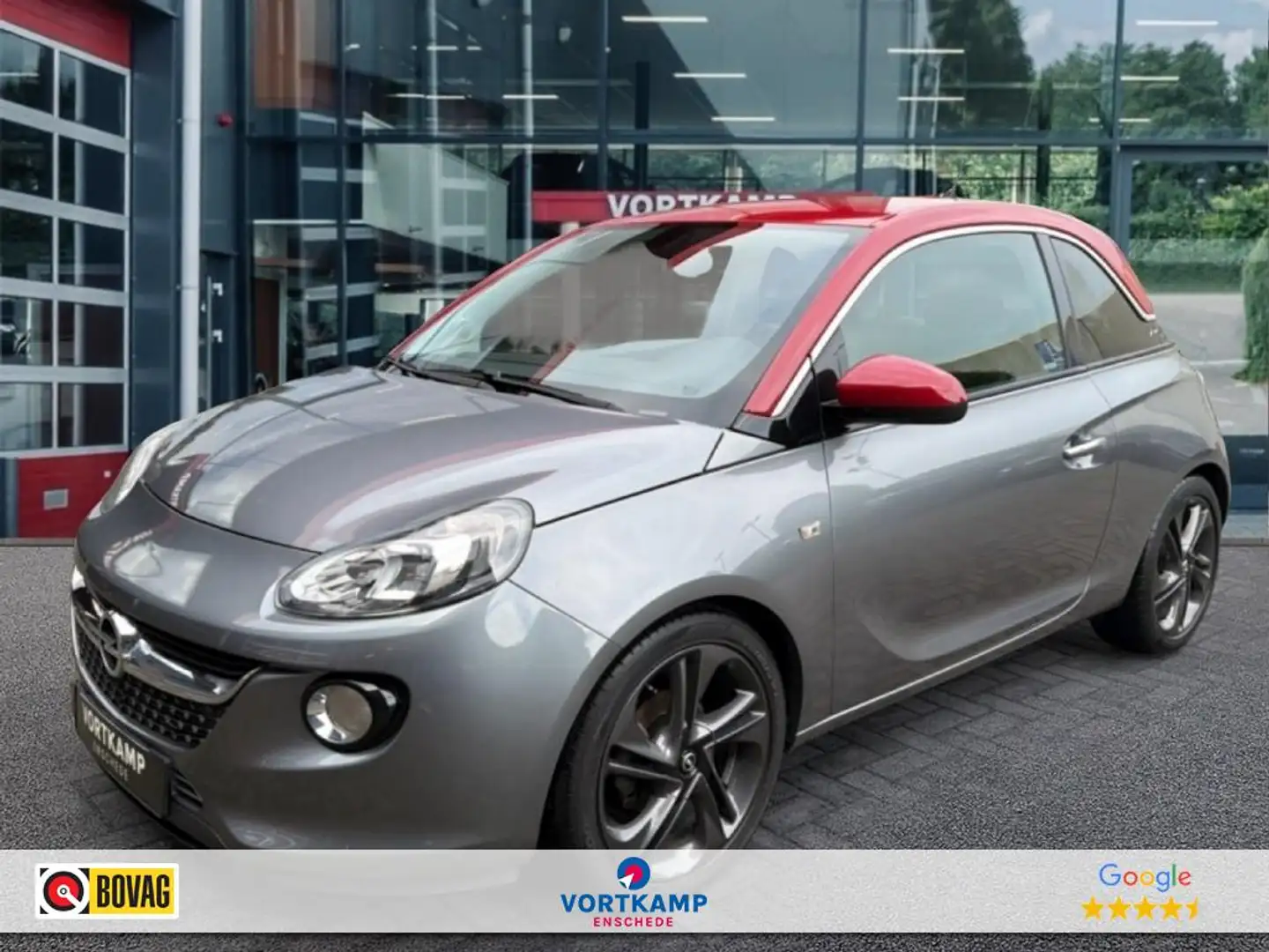 Opel Adam 1.0 TURBO UNLIMITED CRUISE/CARPLAY/PDC/AIRCO Grijs - 1
