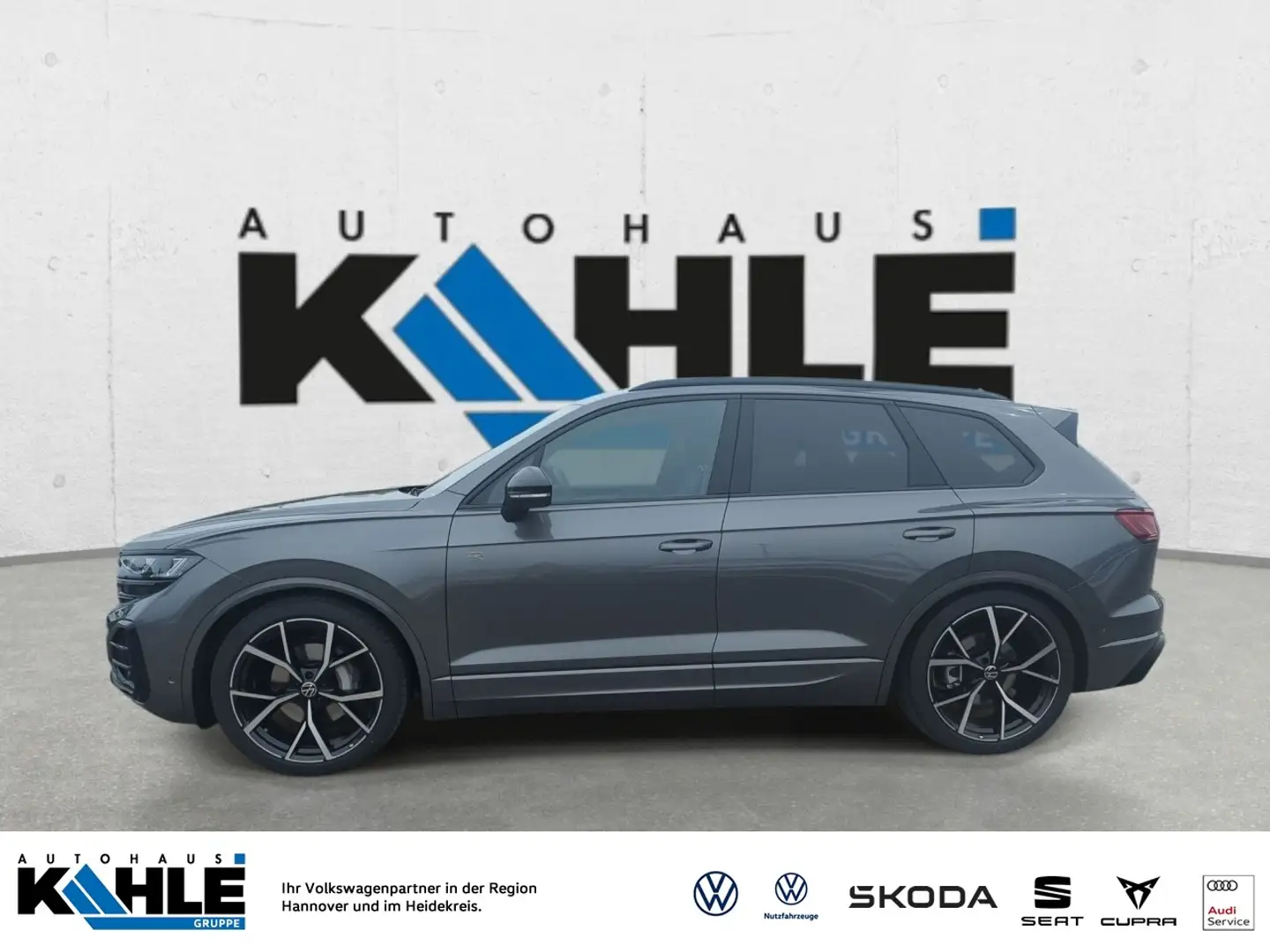 Volkswagen Touareg 3.0 TDI 8-Gang tiptronic 4Motion R-Line Navi AHK S Grau - 1