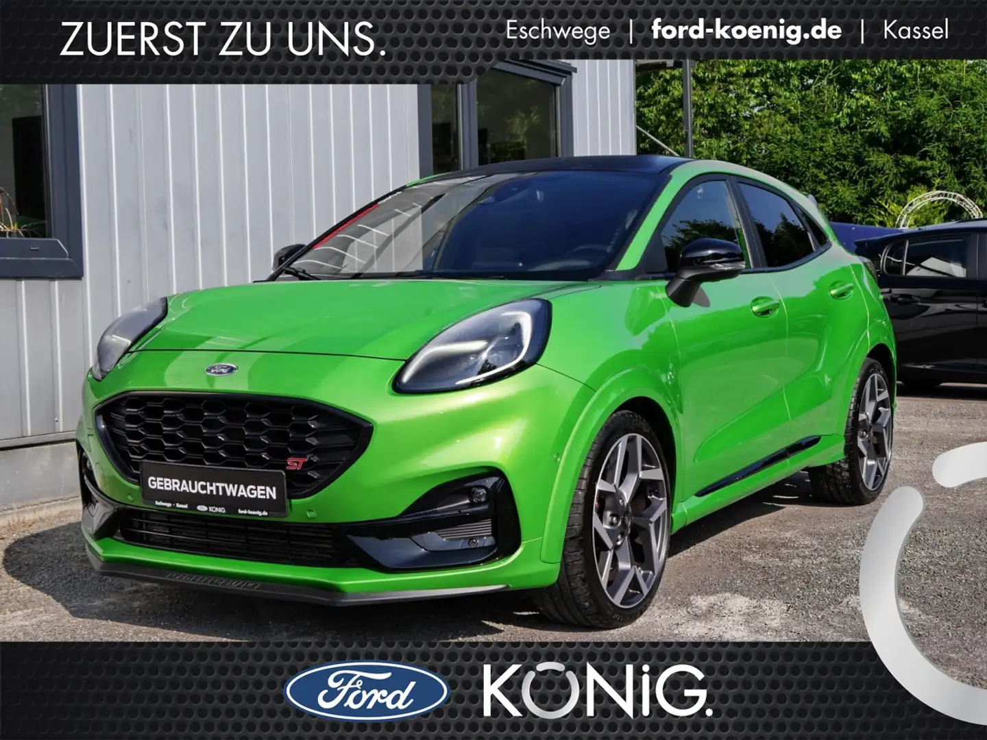 Ford Puma ST X Performance-Paket+ParkAssist+Kamera Klima Grün - 1