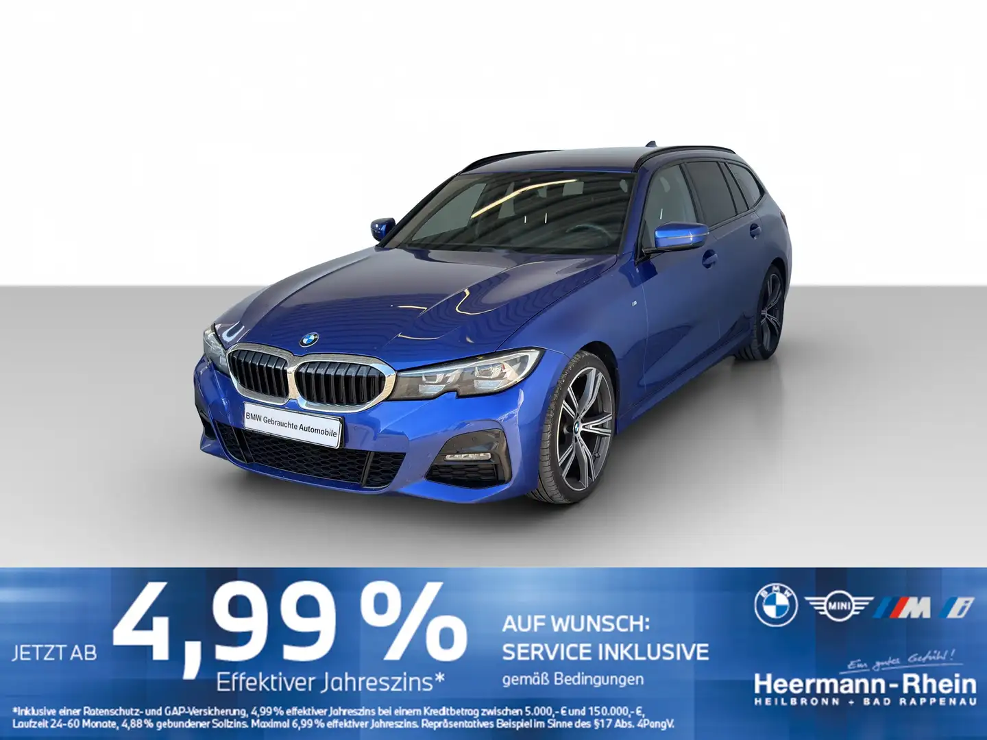 BMW 320 dA Tour. M Sport LiveCock.ParkAss.HiFi.SHZ. Azul - 2