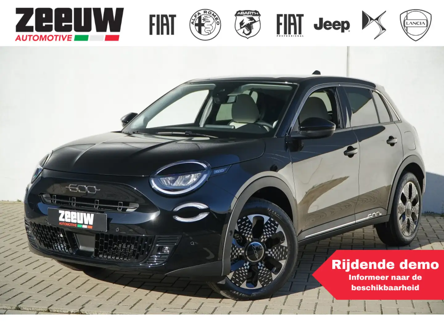 Fiat 600e La Prima 54 kWh | Navi | Camera | Carplay | 18" Fekete - 1
