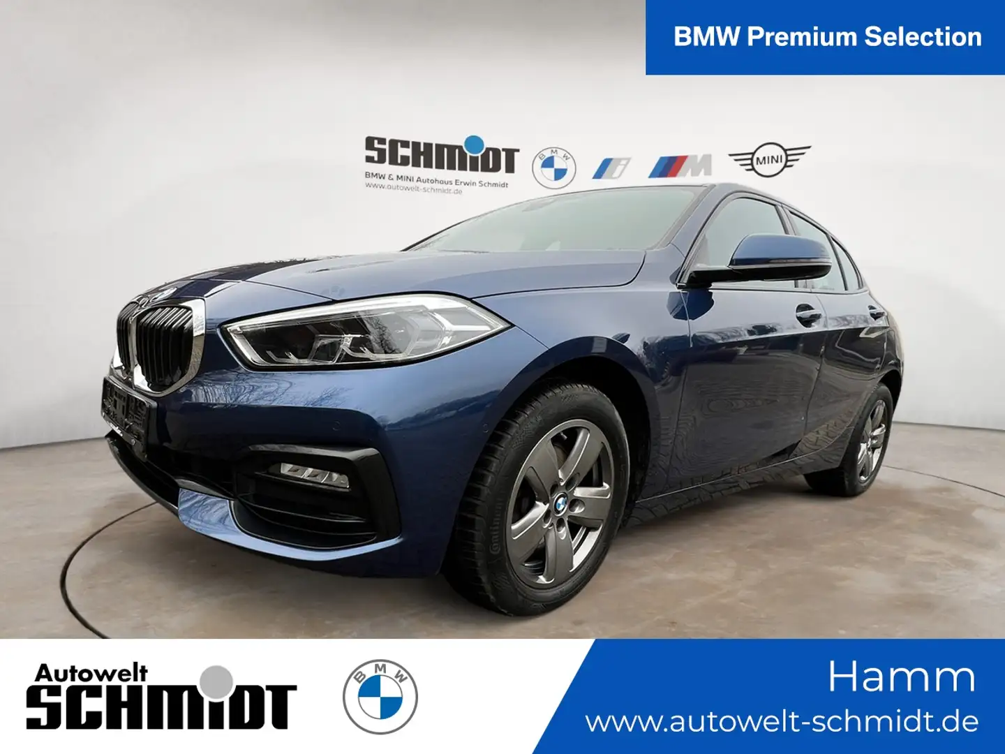 BMW 118 d Sport Line Aut. + 2Jahre-BPS.GARANTIE Azul - 1