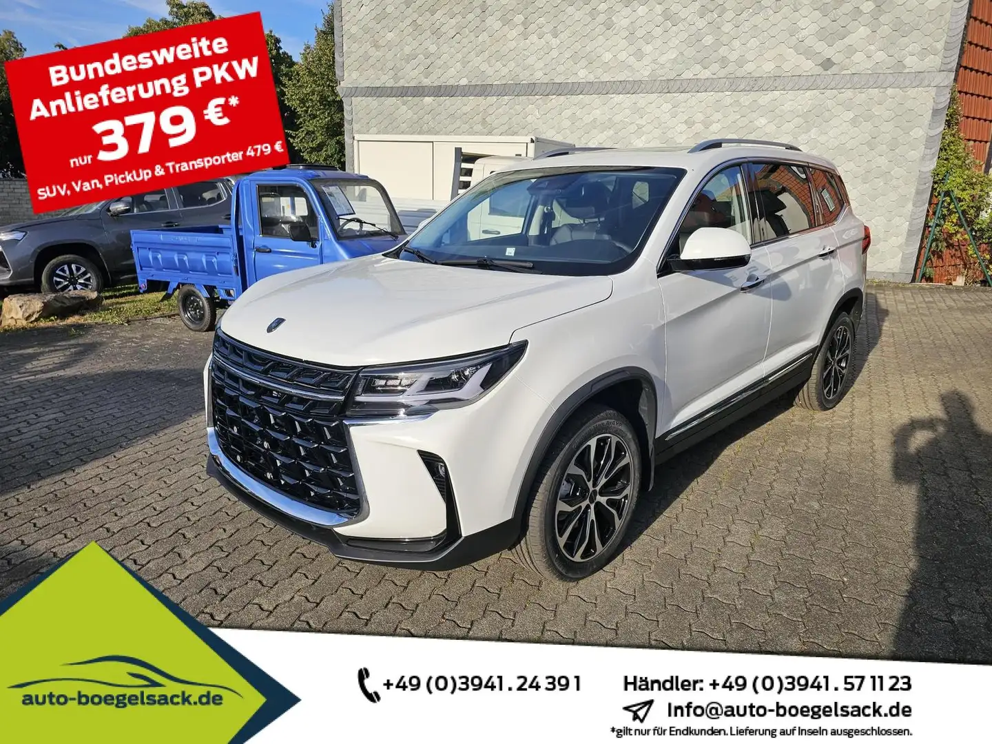 DFSK Forthing 3 1.5 TGDI 7DCT EXCLUSIV+LEDER+PANORAMA Weiß - 1