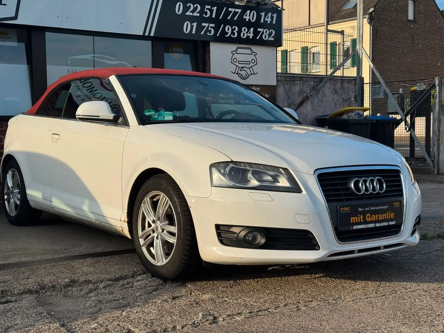 Audi A3 Cabriolet Ambition*XENON*TÜV NEU*GARANTIE* Weiß - 1
