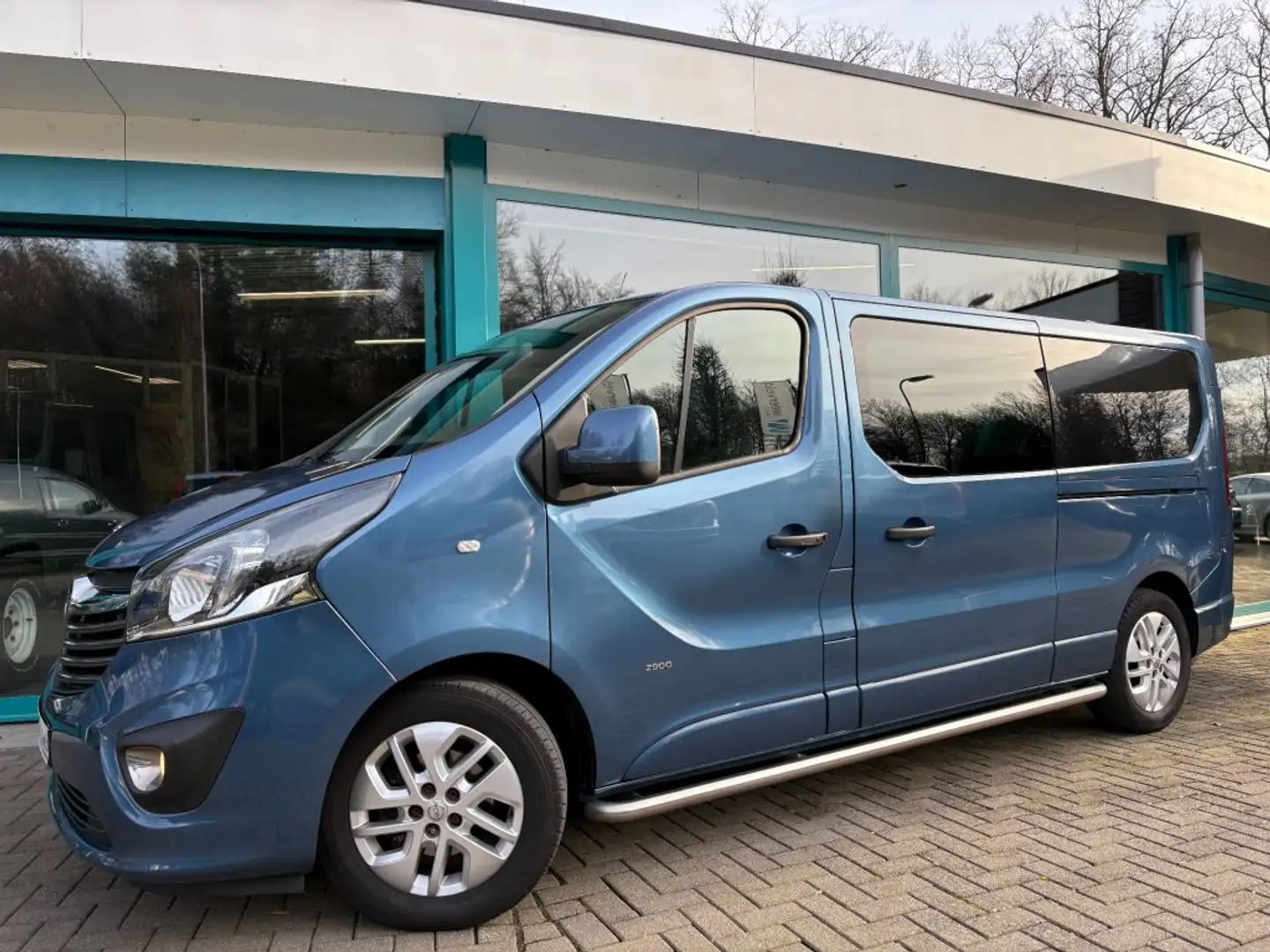 Opel Vivaro 1.6 CDTI 146pk L2 DC Sport  2xSchuifdeur, Leder, N Bleu - 1