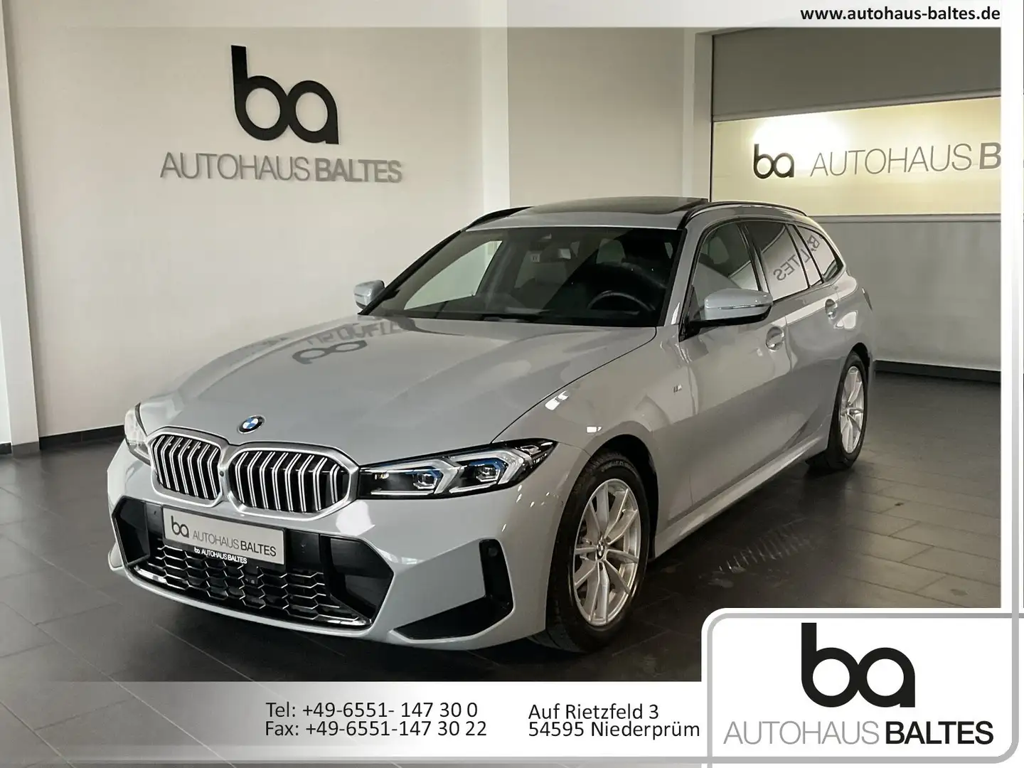 BMW 320 320d Touring xDrive M Sport Inno/Pano/Comfort/AHK Grau - 1