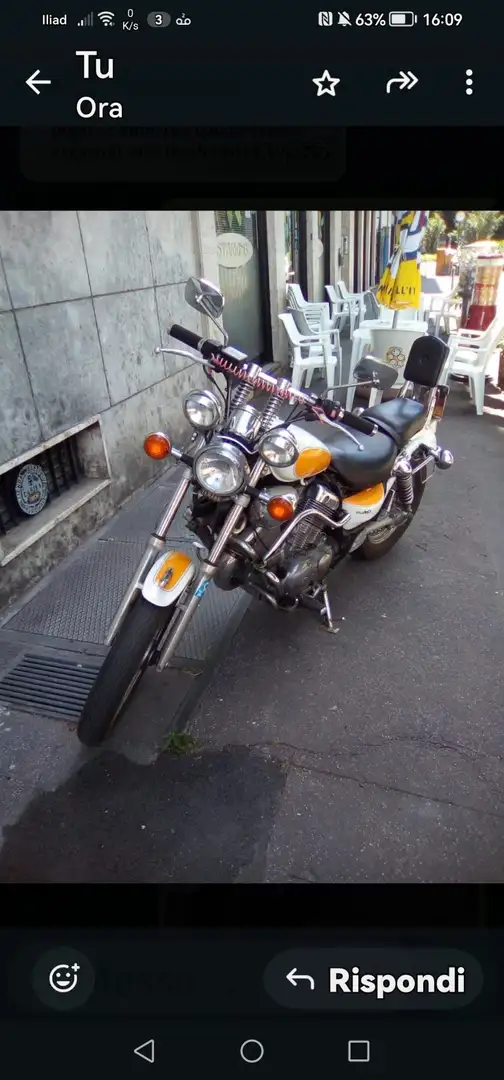 Yamaha XV 535 Jaune - 1