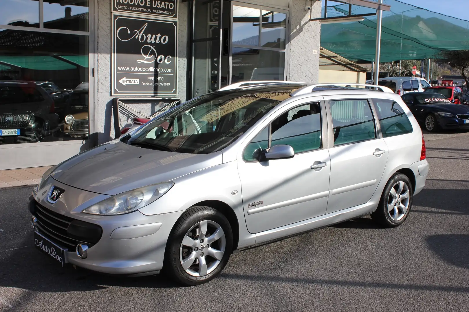 Peugeot 307 SW 1.6 HDi 110CV Australian TETTO IN VETRO Argento - 1
