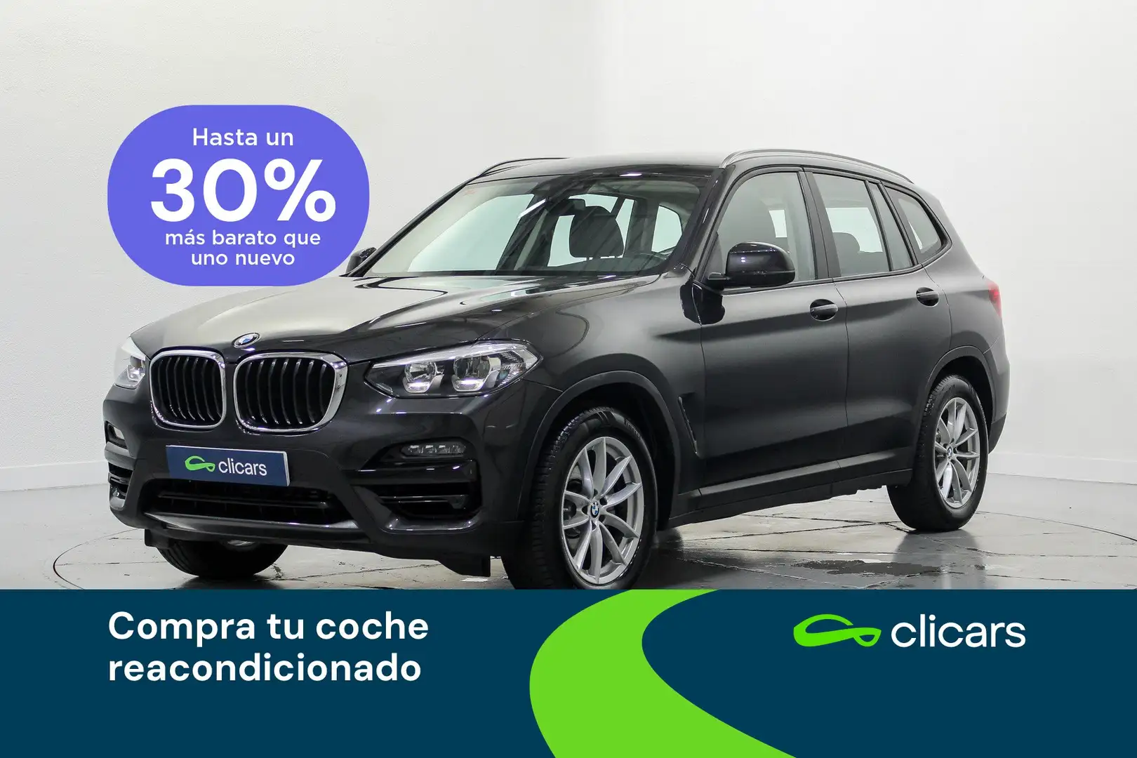 BMW X3 xDrive 20dA Gris - 1