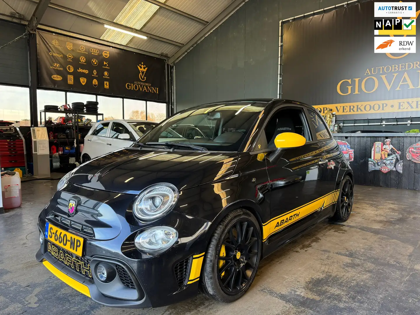 Fiat 500 Abarth 1.4 T-Jet 595 Pista ineuilen i mogelijk Negro - 1