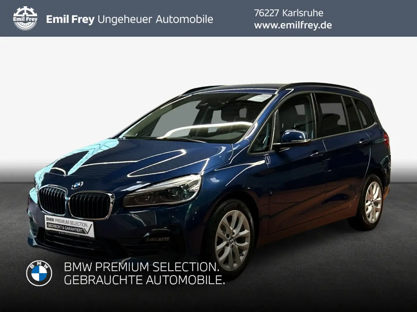 BMW 220 220d Gran Tourer Aut. LED Rückfahrkamera Sitzhzg Blauw - 1