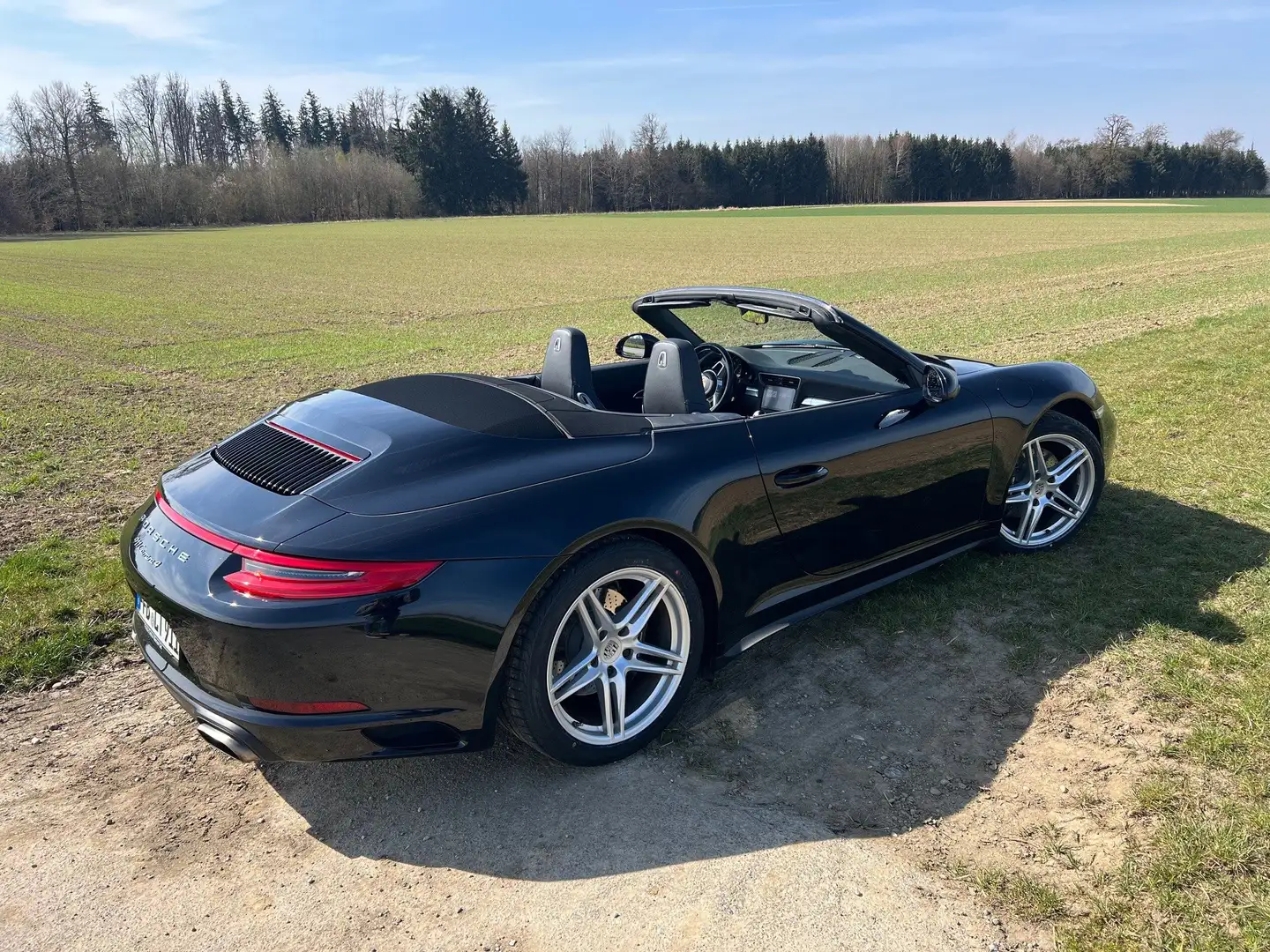 Porsche 991 911 Cabrio 911 Carrera 4 Cabriolet PDK Чорний - 1