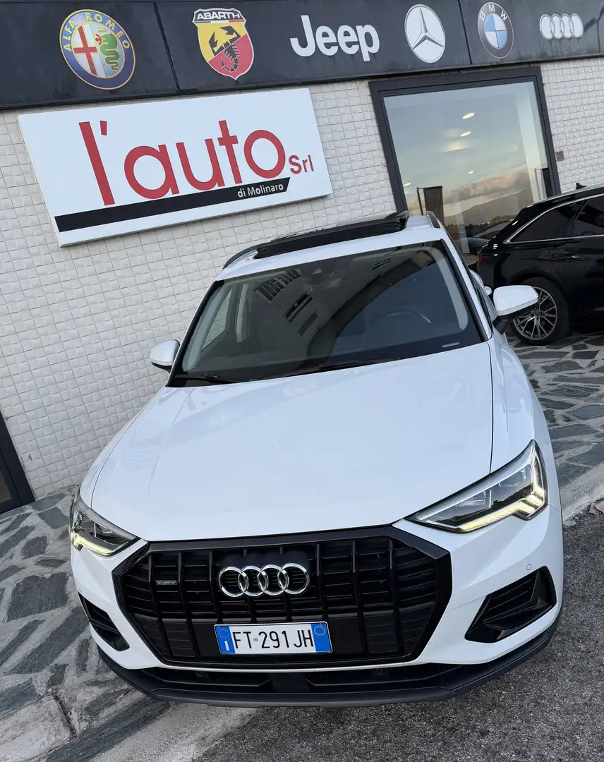 Audi Q3 Q3 40 2.0 tdi quattro 190cv TETTO MATRIX Weiß - 2