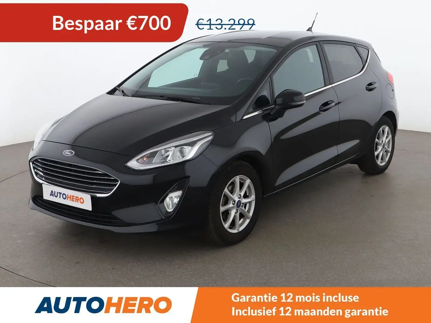 Ford Fiesta 1.0 EcoBoost Titanium Zwart - 1