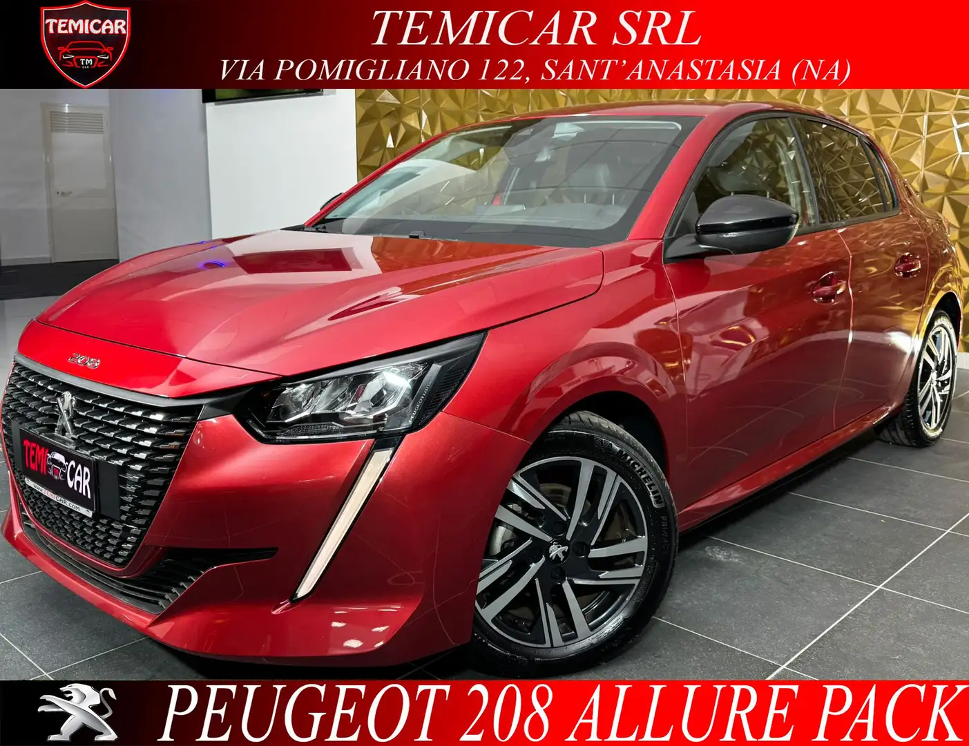 Peugeot 208 208 1.2 puretech Allure s Rosso - 1
