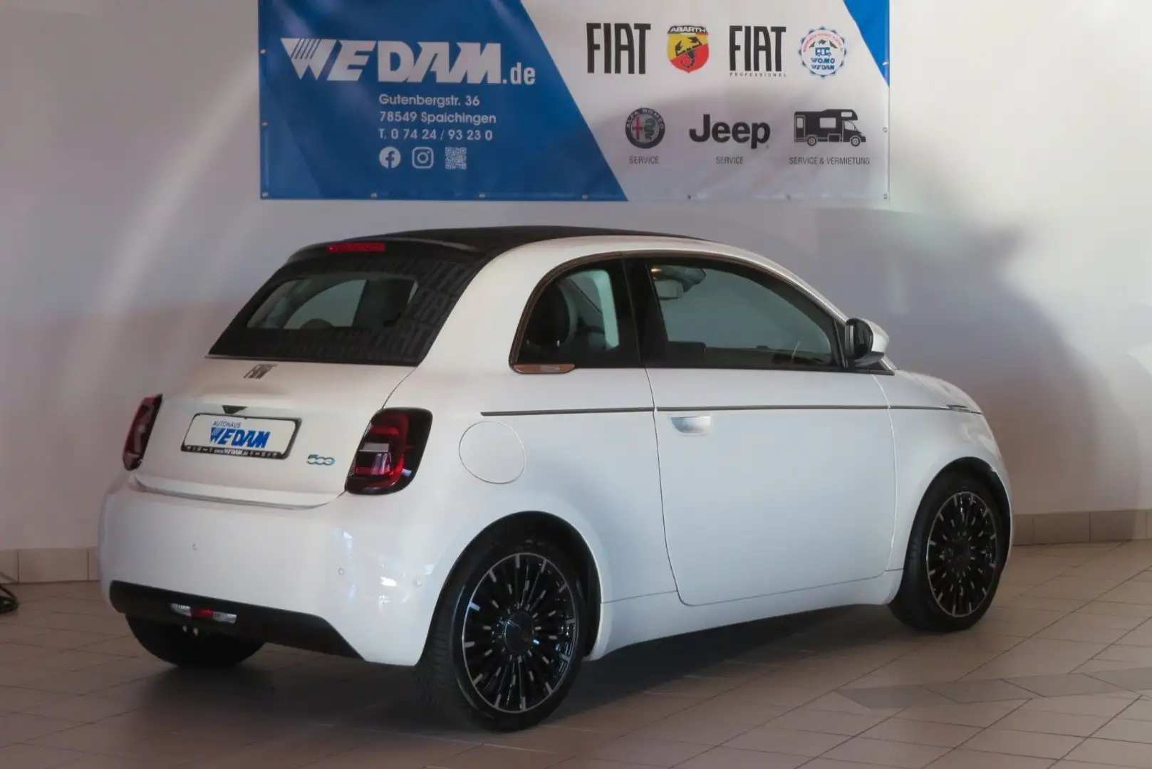Fiat 500e Cabrio La Prima by Bocelli 42 kWh Weiß - 2