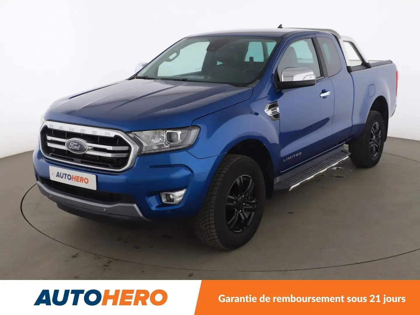 Ford Ranger 2.0 EcoBlue Super Cabine Limited Auto Bleu - 1