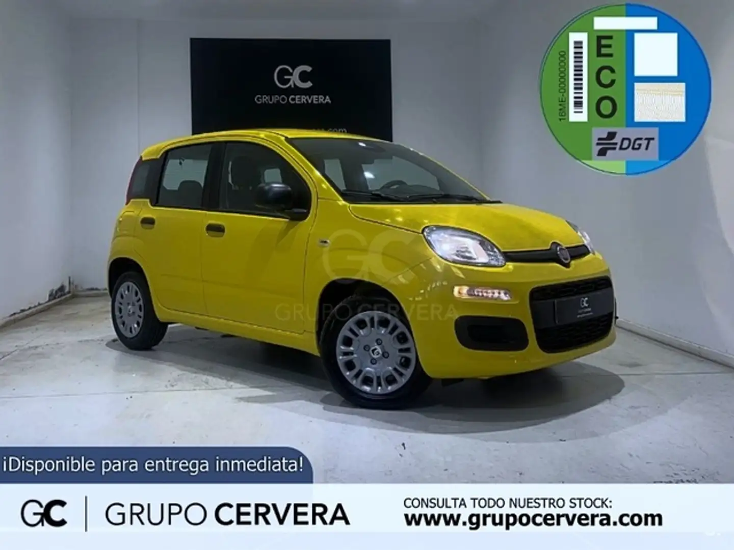 Fiat Panda 1.0 Hybrid Icon 51KW Jaune - 1