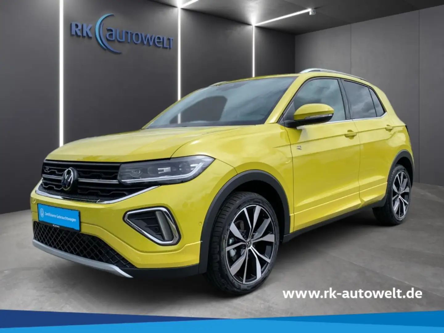 Volkswagen T-Cross R-Line 1.5 TSI AHK-abnehmbar Navi Jaune - 1