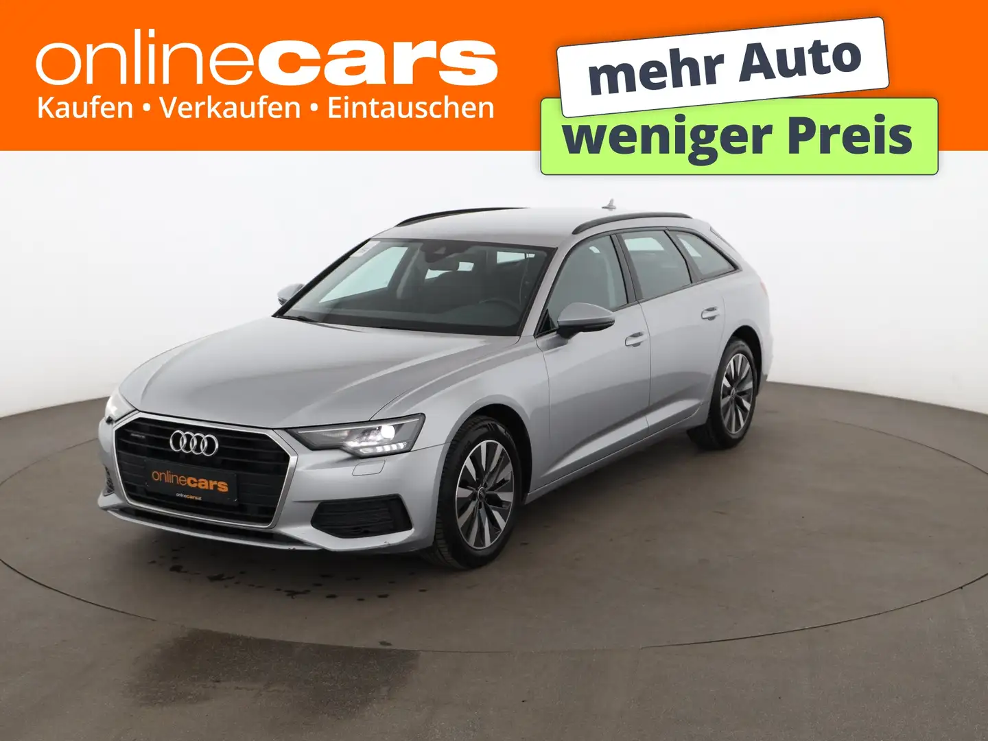 Audi A6 Avant 40 TDI quattro Aut LED AHK LEDER SITZHZG Silber - 1