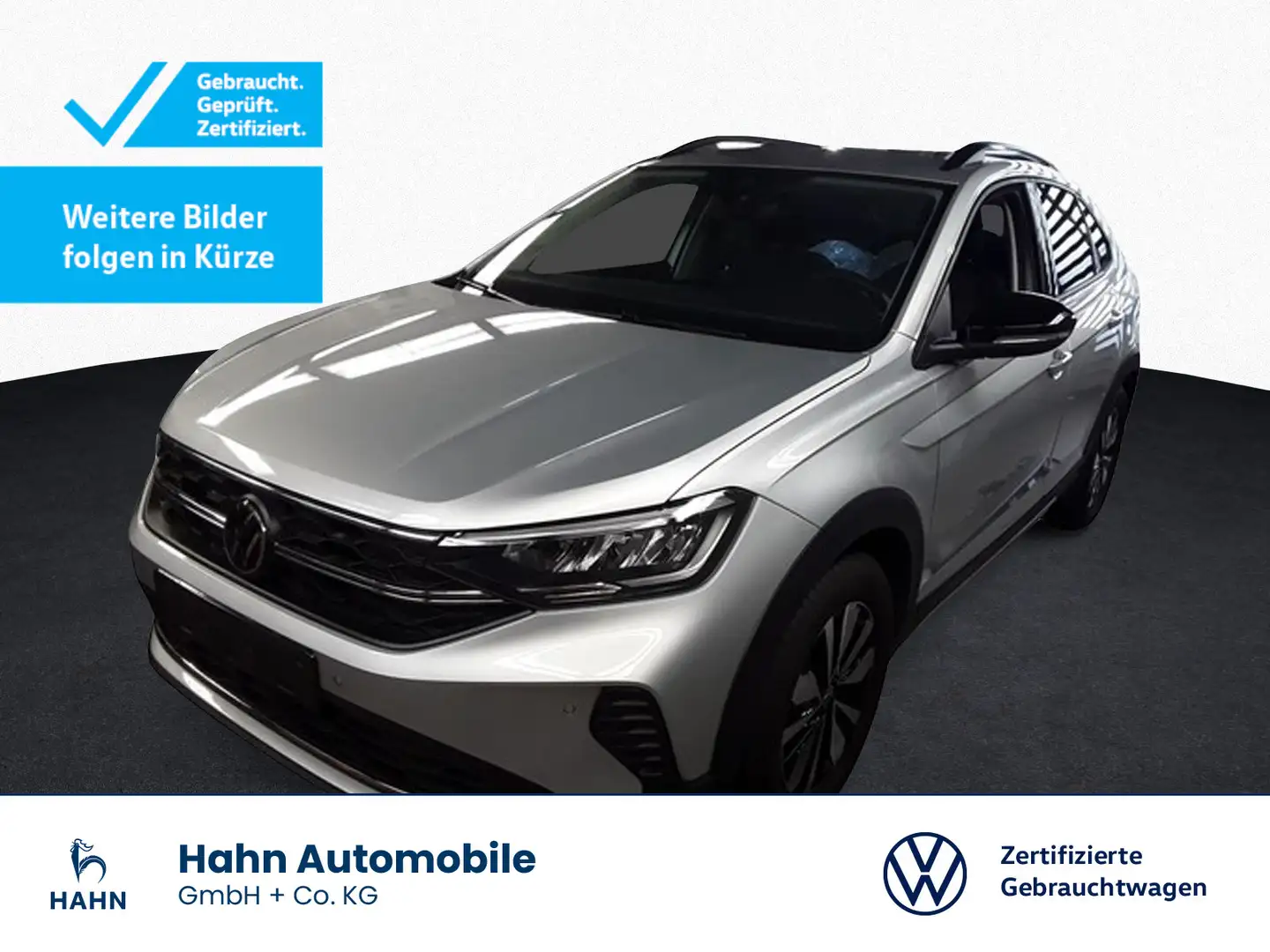 Volkswagen Taigo 1.0TSI Goal ACC App-Conn. AHK LED PDC SHZ Silber - 1
