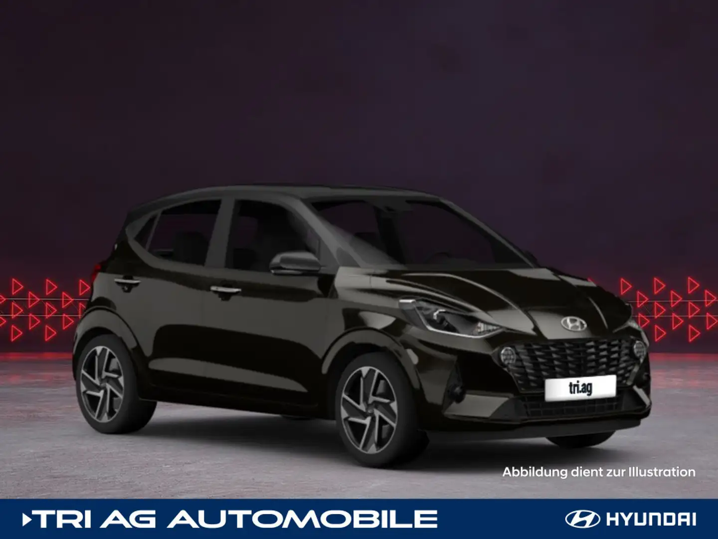 Hyundai i10 Prime PDC SHZ Navi Klimaautomatik Rückfahrka Schwarz - 1