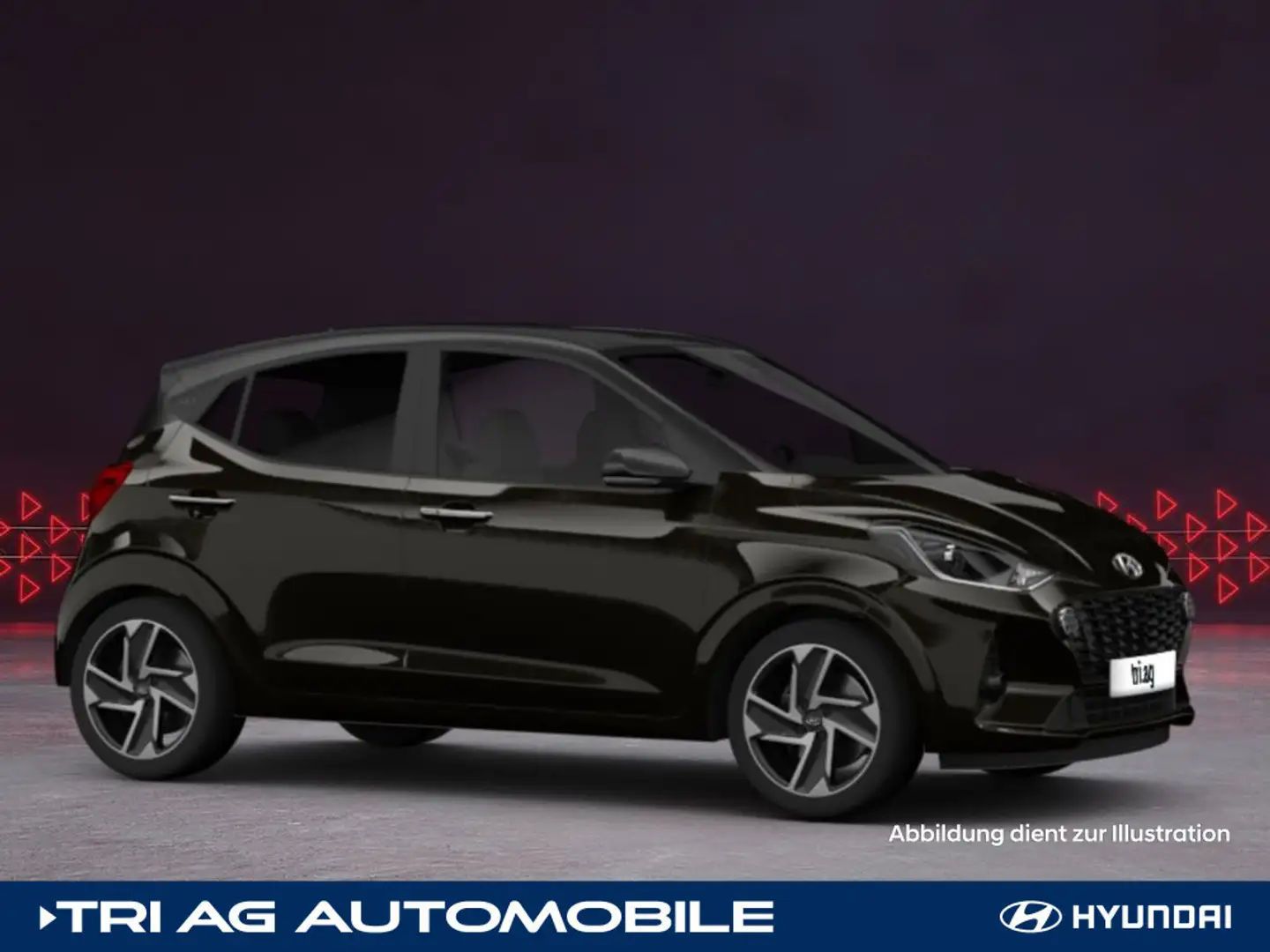 Hyundai i10 Prime PDC SHZ Navi Klimaautomatik Rückfahrka Schwarz - 2