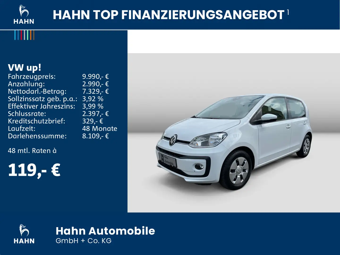 Volkswagen up! move up! 1.0 Klima Sitzh MFA Radio CAM Tempo Wit - 2