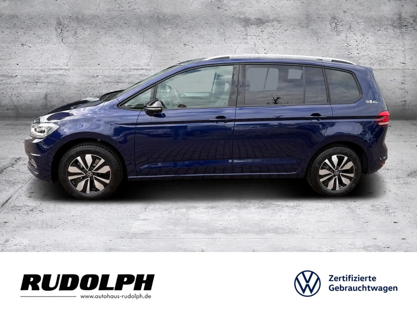 Volkswagen Touran 1.5 TSI Comfortline DSG LED BT SHZ Klima StandHZG Blau - 2