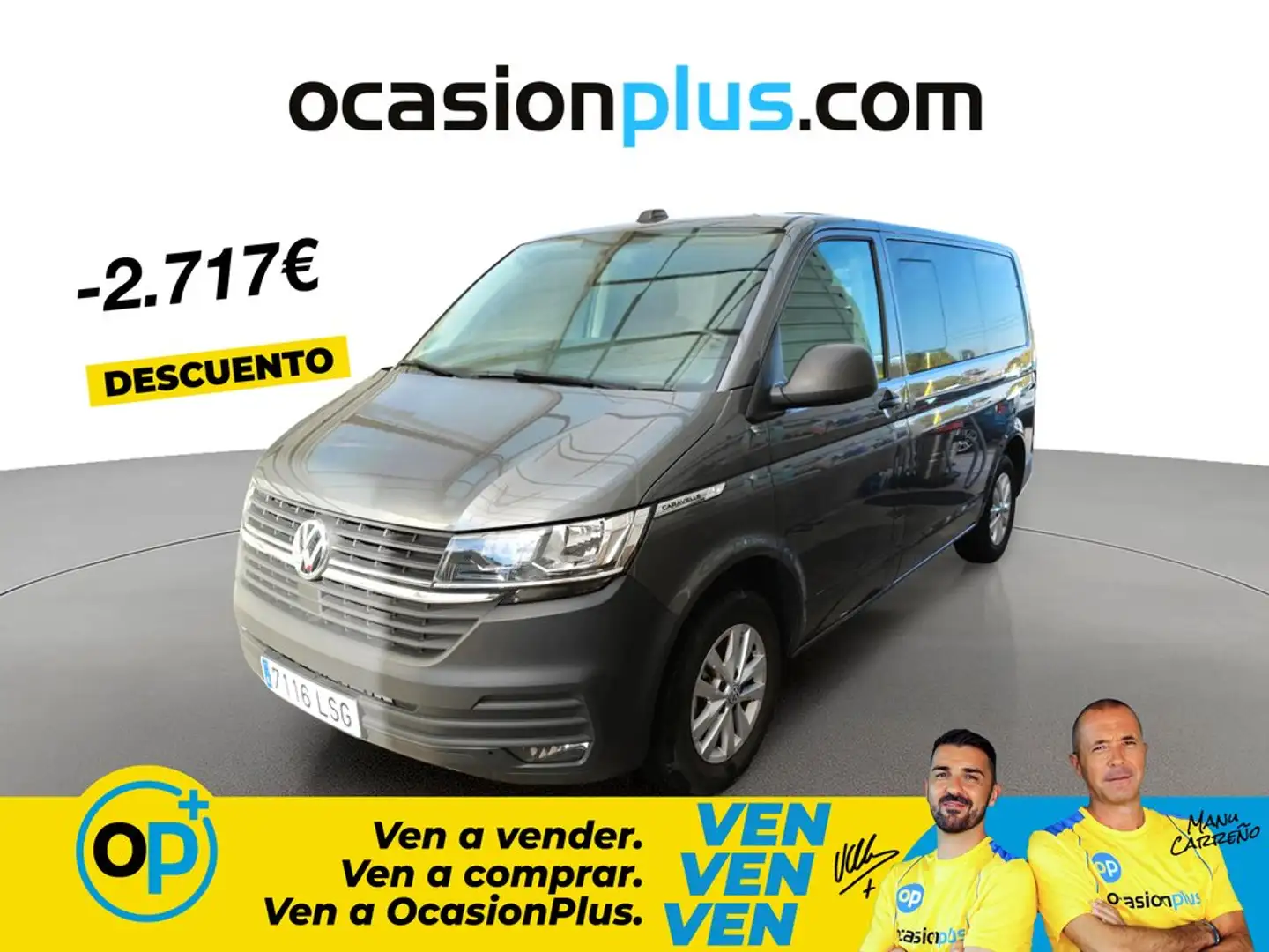 Volkswagen Caravelle Comercial 2.0TDI BMT Origin Batalla Cort Gris - 1
