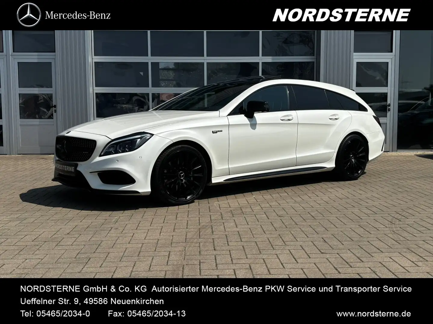 Mercedes-Benz CLS 350 CLS 350 d 4MATIC SB AMG-LINE+MEMORY+360°+SHD+LED Blanc - 1