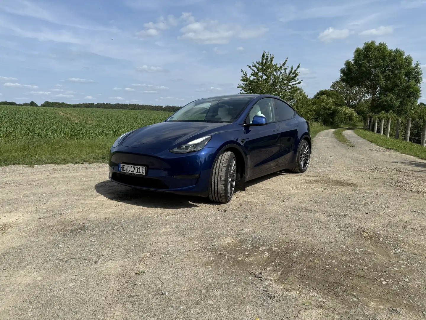Tesla Model Y Model Y Performance Dual Motor AWD Blau - 1