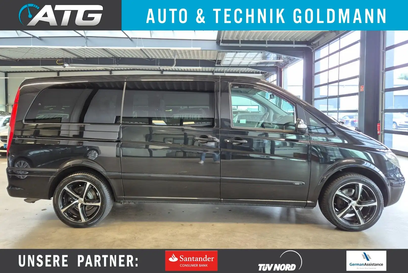 Mercedes-Benz Viano VIANO 2.2 CDI LANG KLIMA PDC AHK 7SITZER TÜV NEU Noir - 1