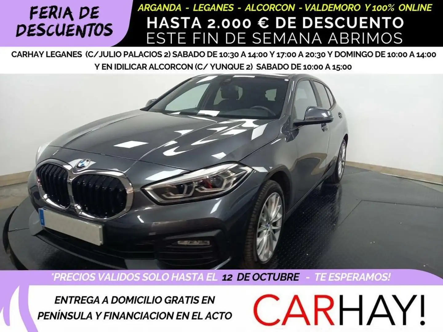 BMW 116 118D Gris - 1