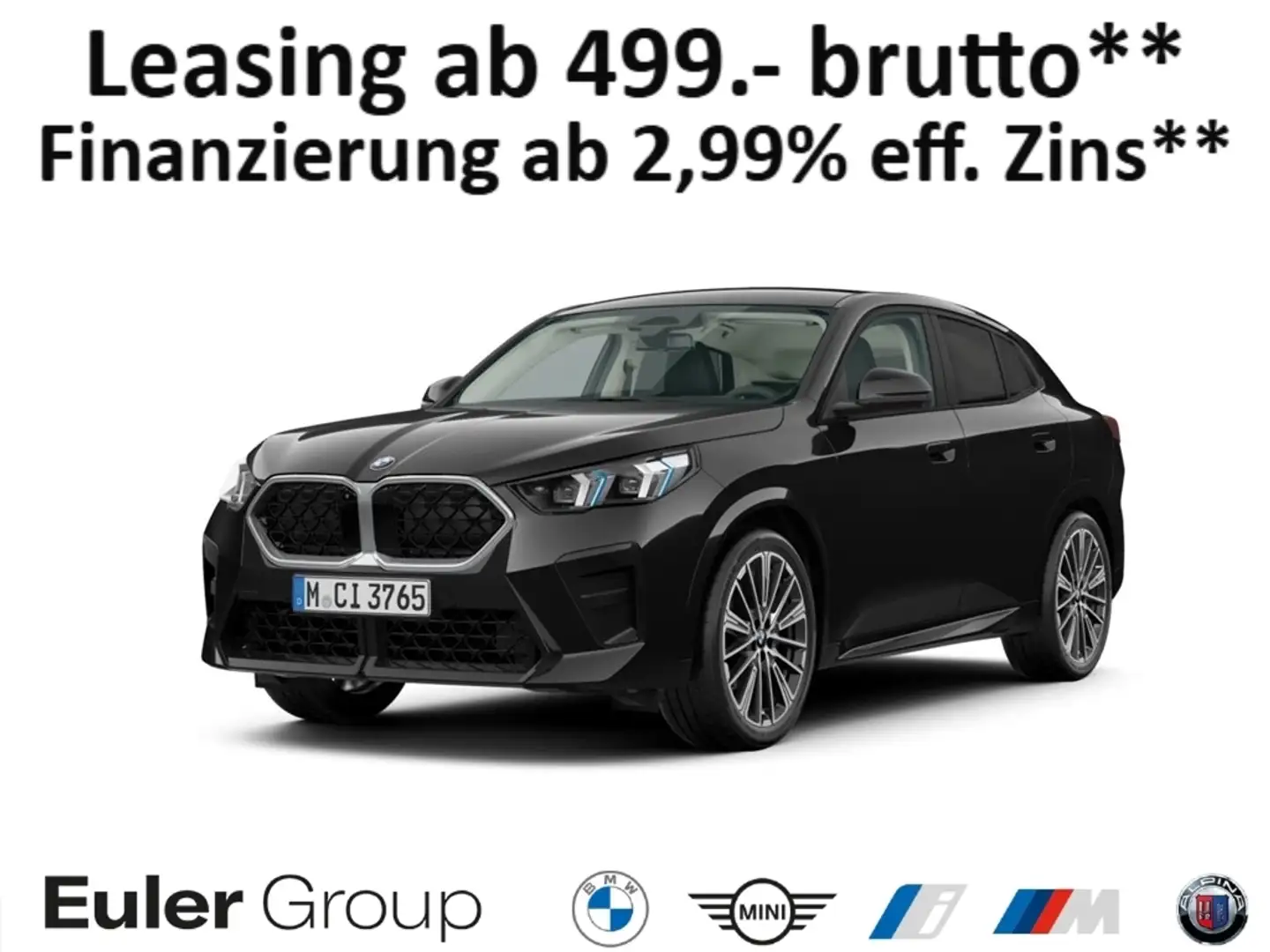 BMW X2 xD 20dA M-Sport 20'' AHK Iconic HUD DA+ PA+ adLED Schwarz - 1
