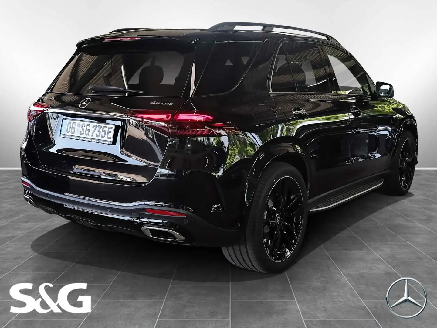 Mercedes-Benz GLE 350 de 4M AMG Distronic+360°+M-LED+Pano+AHK Noir - 2