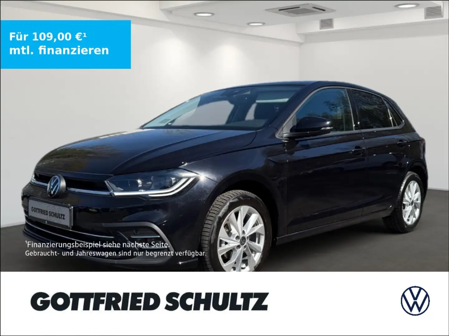 Volkswagen Polo 1.0 TSI Style DSG LED NAVI ACC SHZ PDC Schwarz - 1