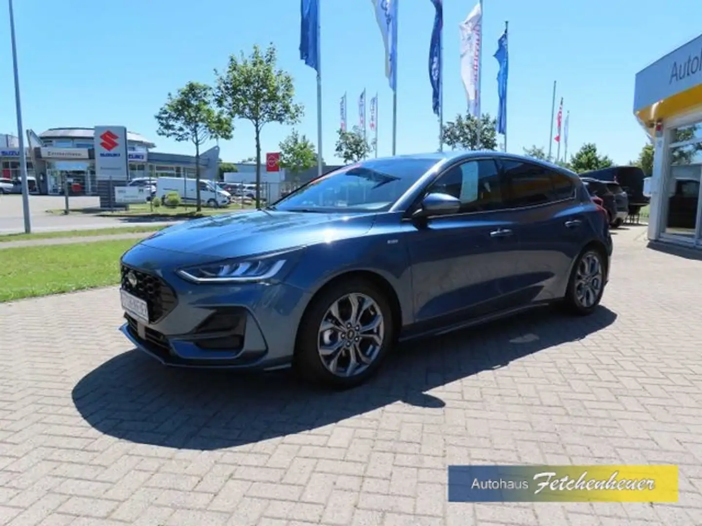 Ford Focus ST-LINE X m. NAVI+LED+RFK+SHZ+TEMP+ALU+GJR Blau - 2