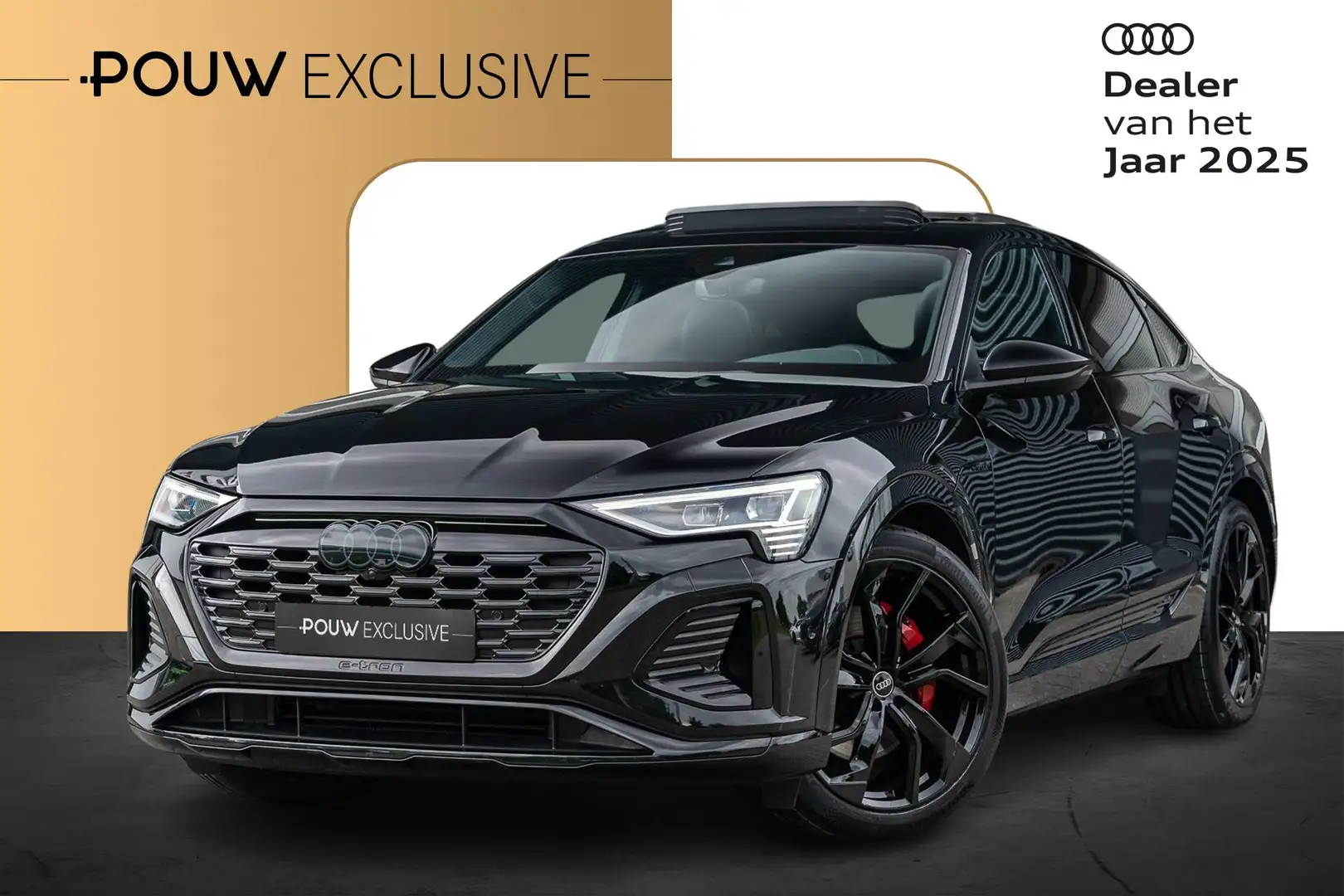 Audi Q8 e-tron Sportback 55 408pk quattro S Edition 115 kWh | Pan Zwart - 1