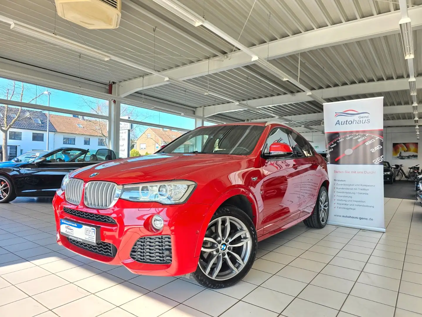 BMW X4 xDrive30d M Sport Schiebedach Kamera AHK Rot - 1