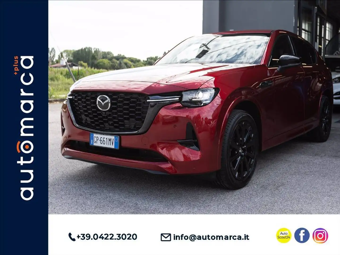 Mazda CX-60 3.3 m-hybrid boost Homura rwd 200cv auto Rojo - 1