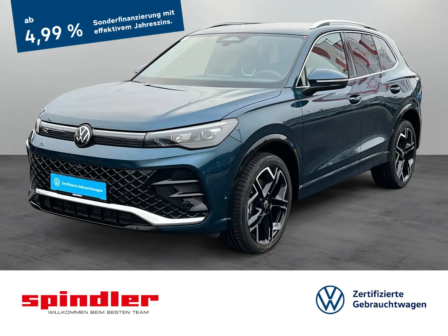 Volkswagen Tiguan R-Line 2.0l TDI DSG 4M/ AHK, LED, IQ.DRIV Blau - 1