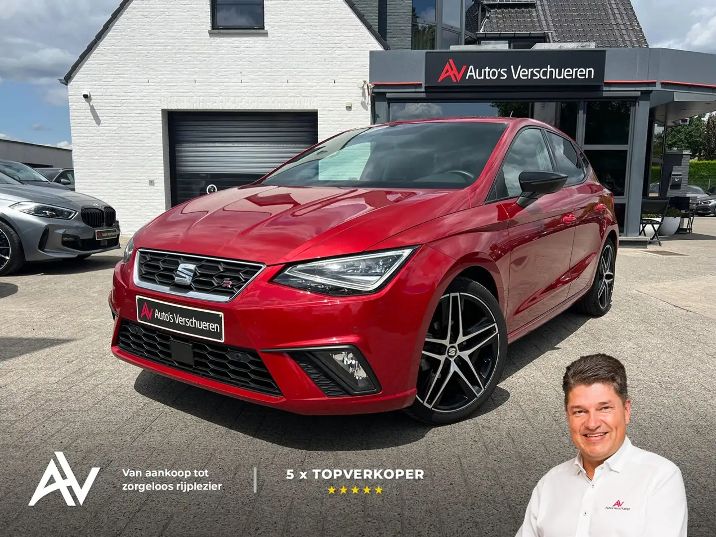 SEAT Ibiza 1.0 TSI FR-Line ** Virtual Cockpit | Zetelverwa... Red - 1