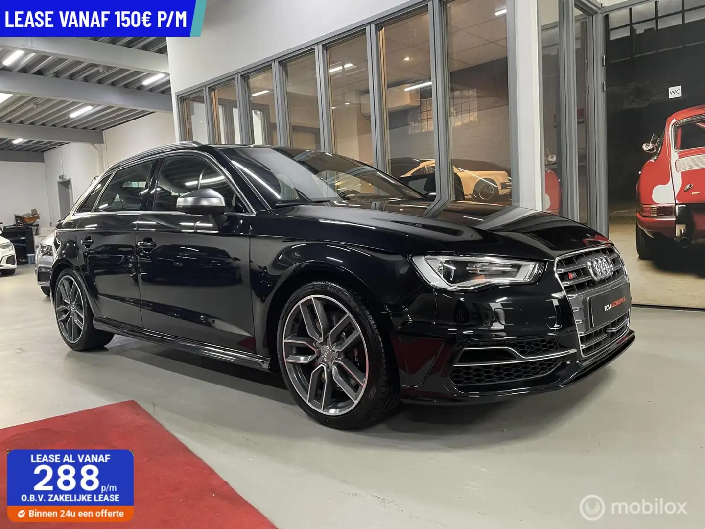 Audi S3 2.0 TFSI S3 S TRONIC quattro LEER bekleding PDC Noir - 1