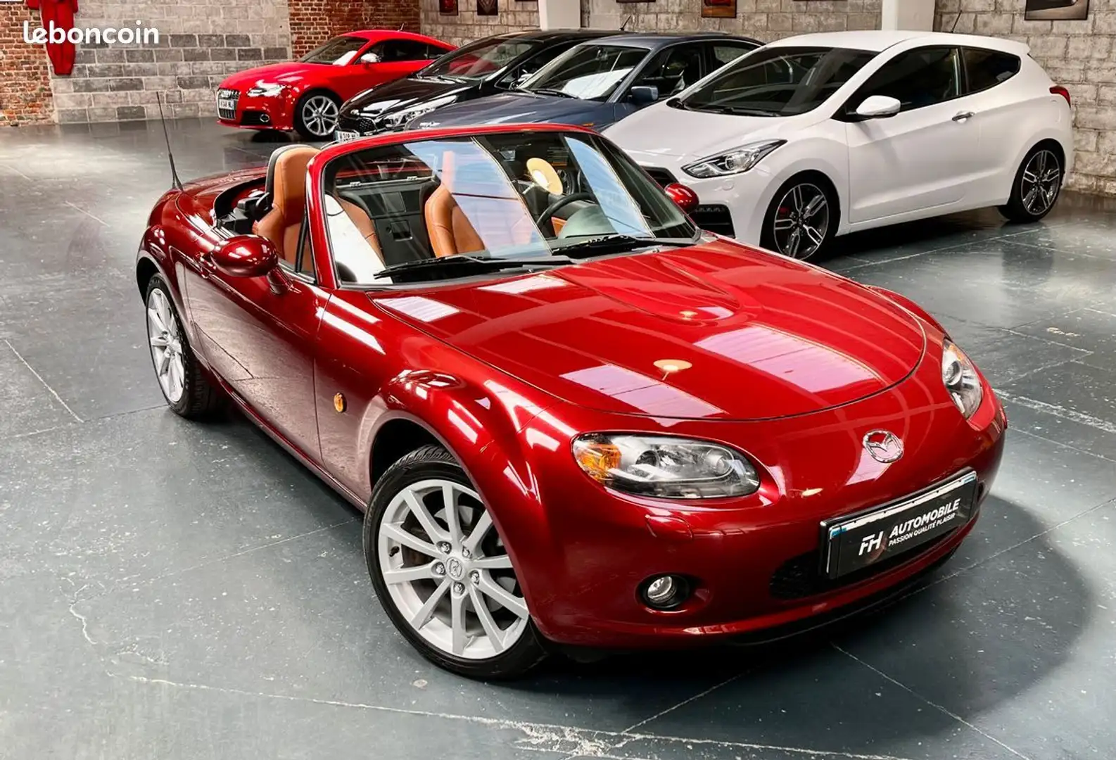Mazda MX-5 NC RC Coupé 2.0L 160ch – Intérieur Cuir Havane Eta Rouge - 2