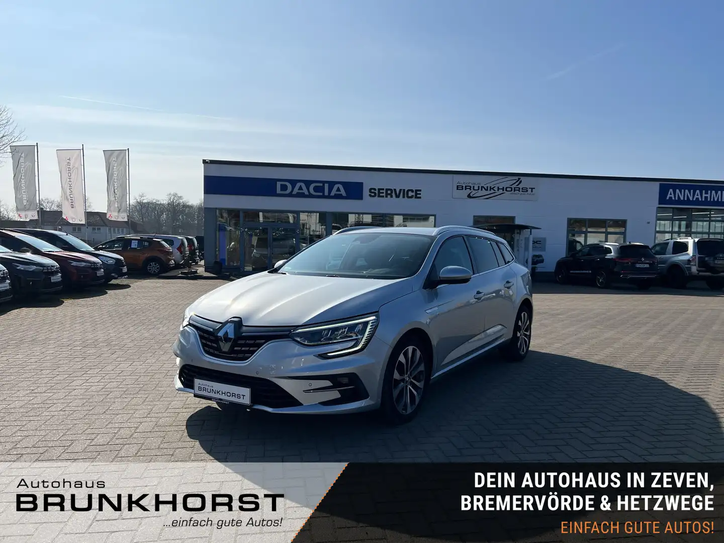 Renault Megane Grandtour TCe 140 EDC Techno+SHZ+LKHZ+GJR Gris - 1
