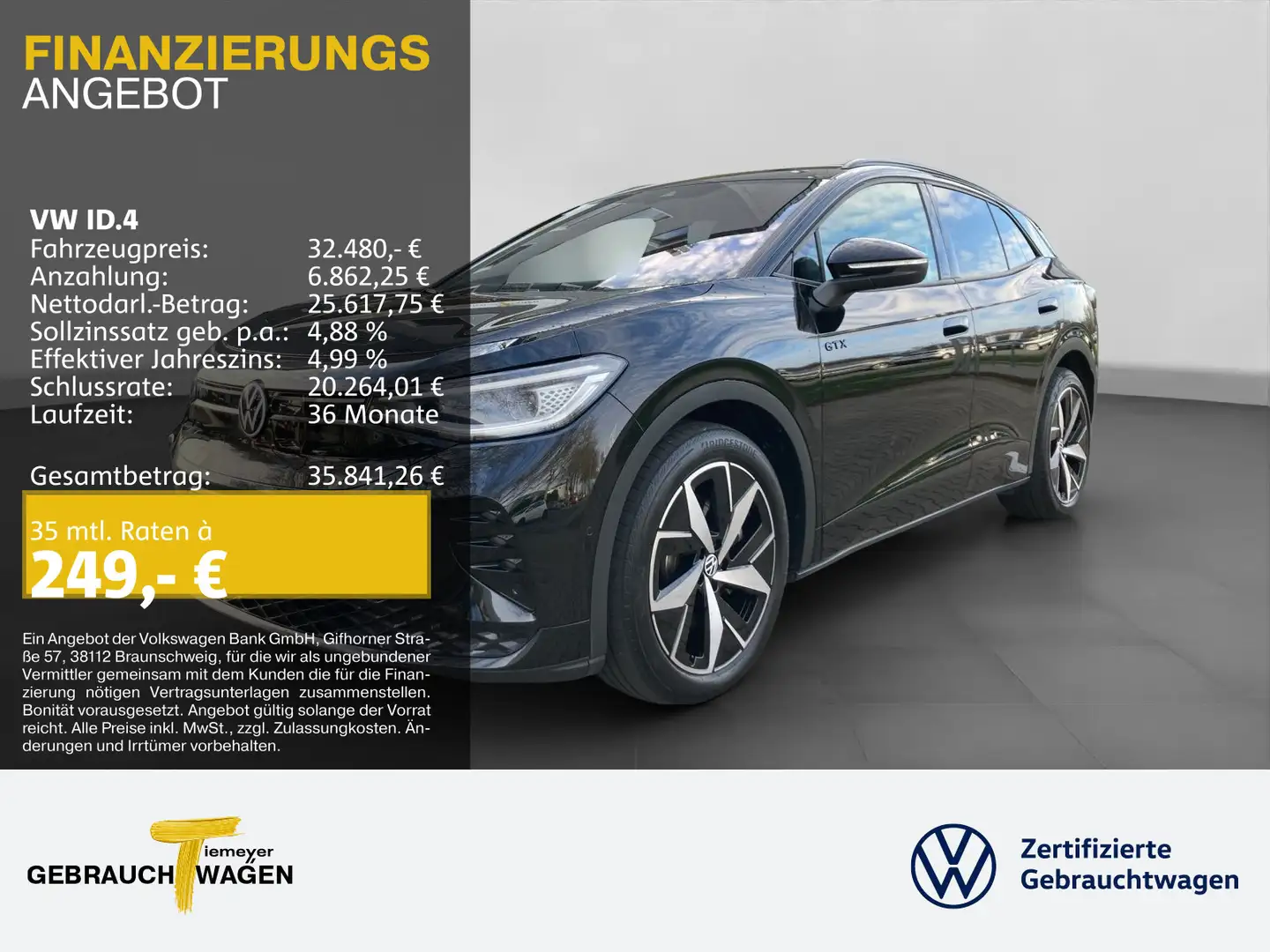 Volkswagen ID.4 4M GTX WÄRMEPUMPE LM20 Schwarz - 1