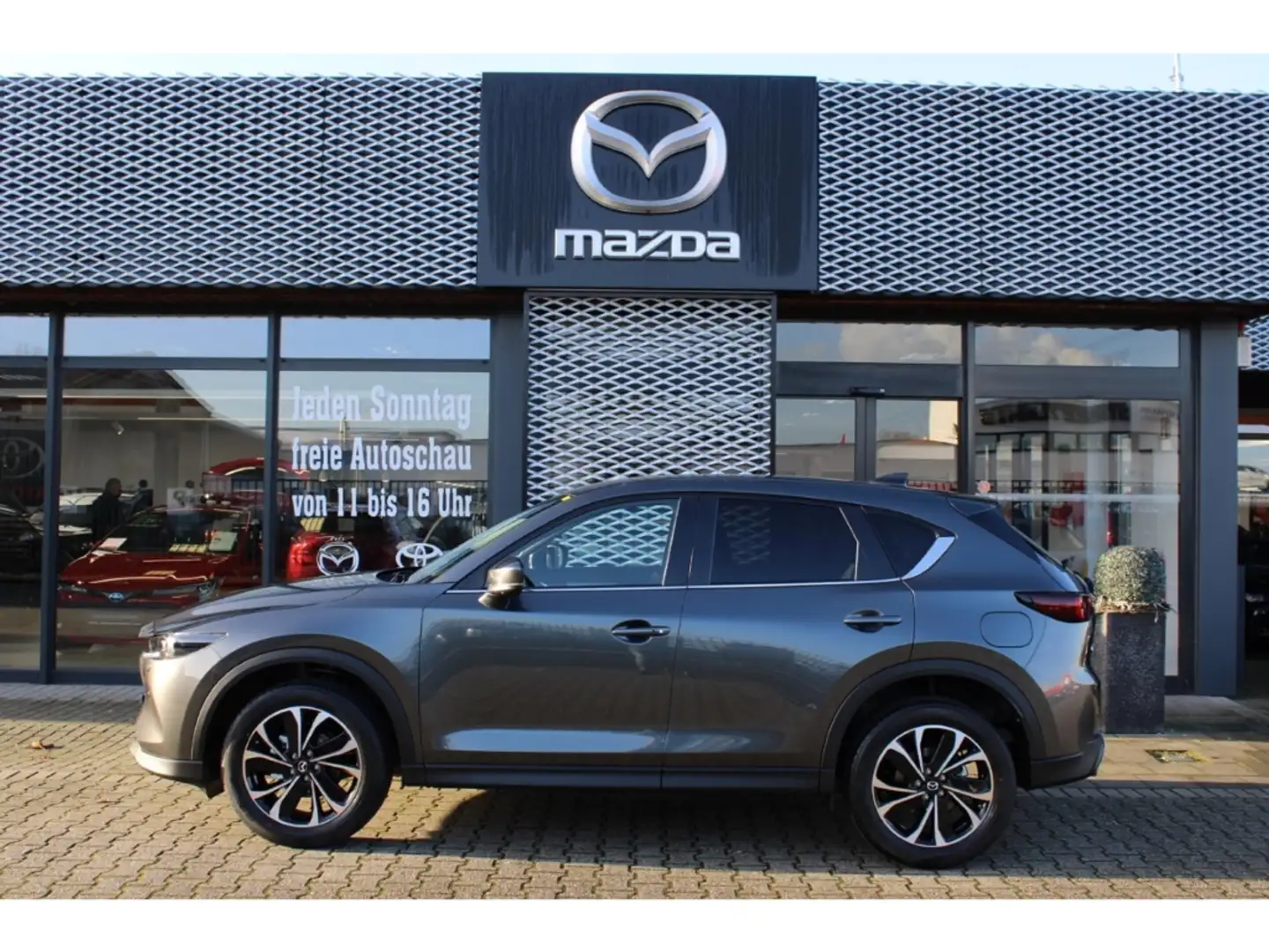 Mazda CX-5 EXCLUSIVE+LEDER+KAMERA+8FACH BEREIFT !! Grau - 2